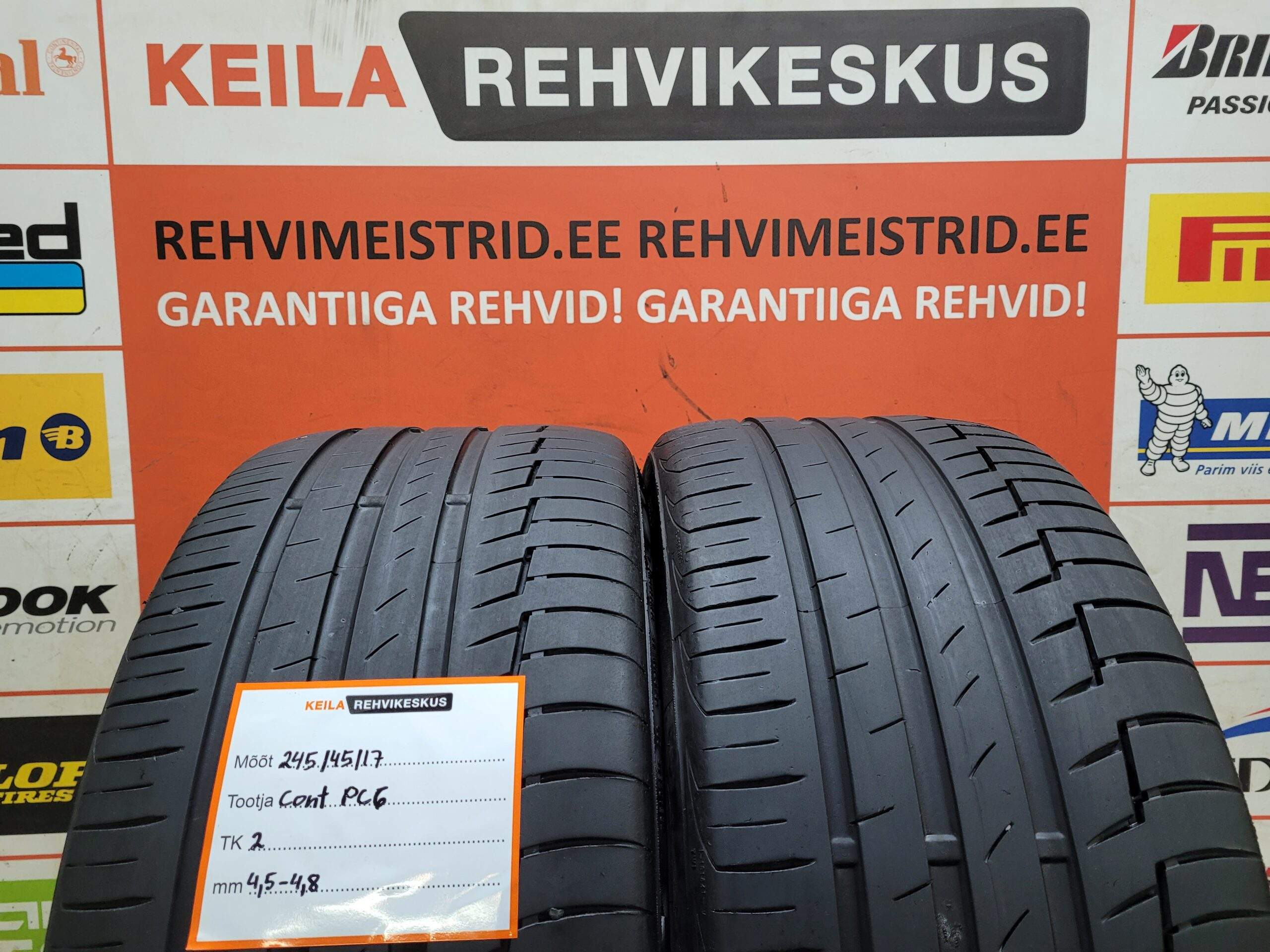 #245/45/17 Continental PremiumContact6