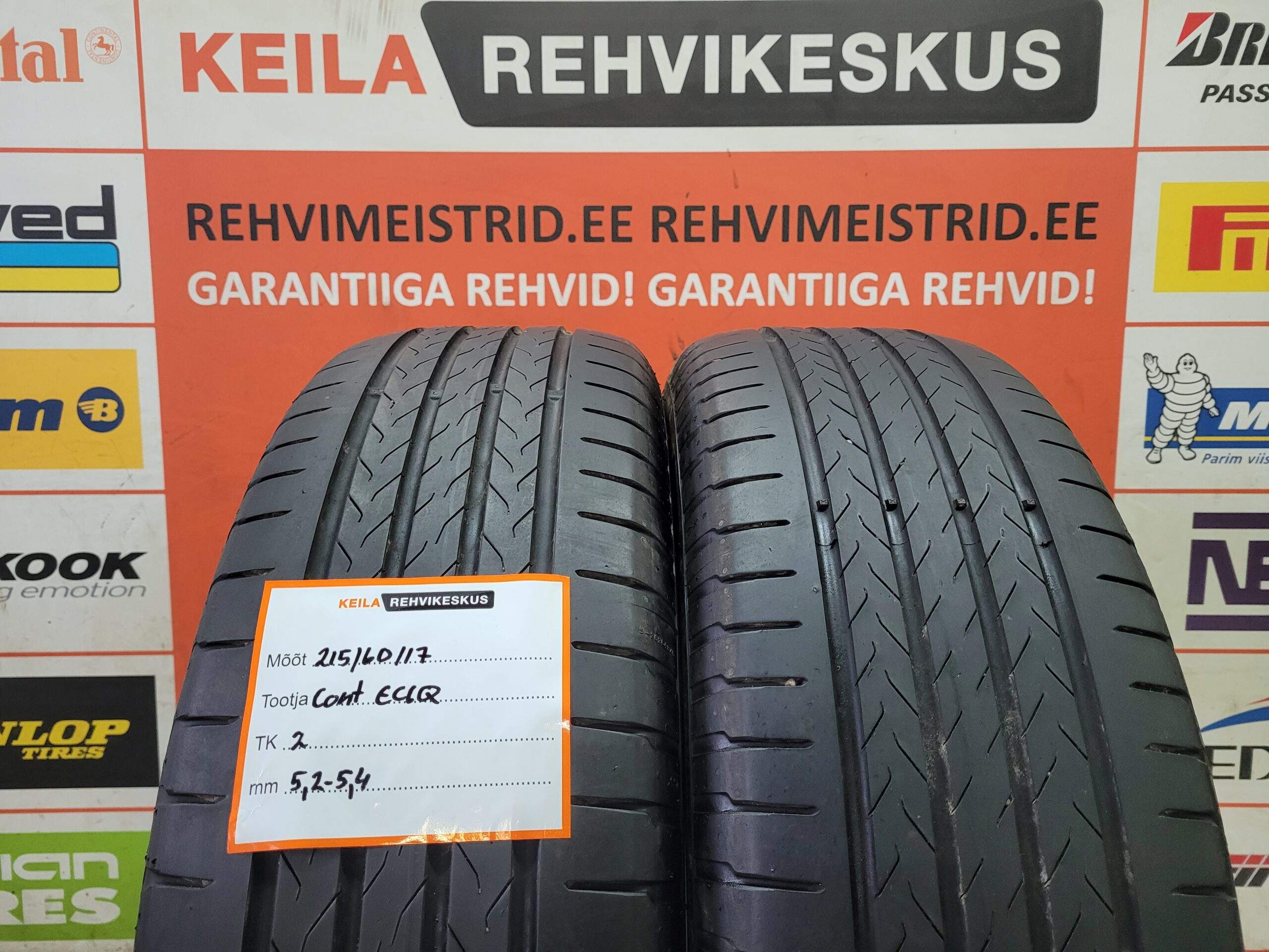 #215/60/17 Continental EcoContact6Q