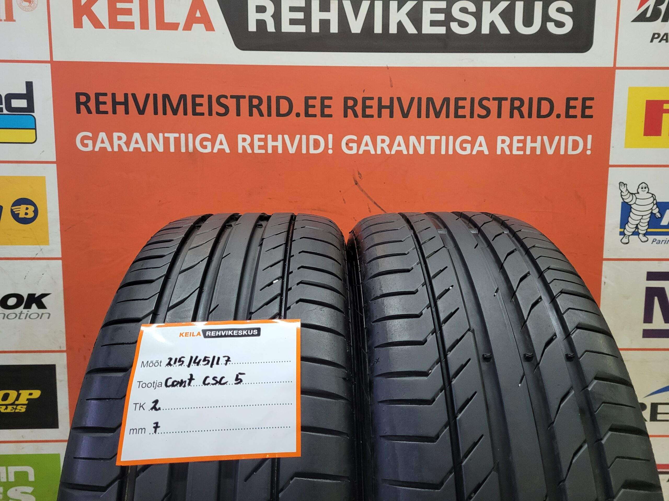 #215/45/17 Continental ContiSportContact5