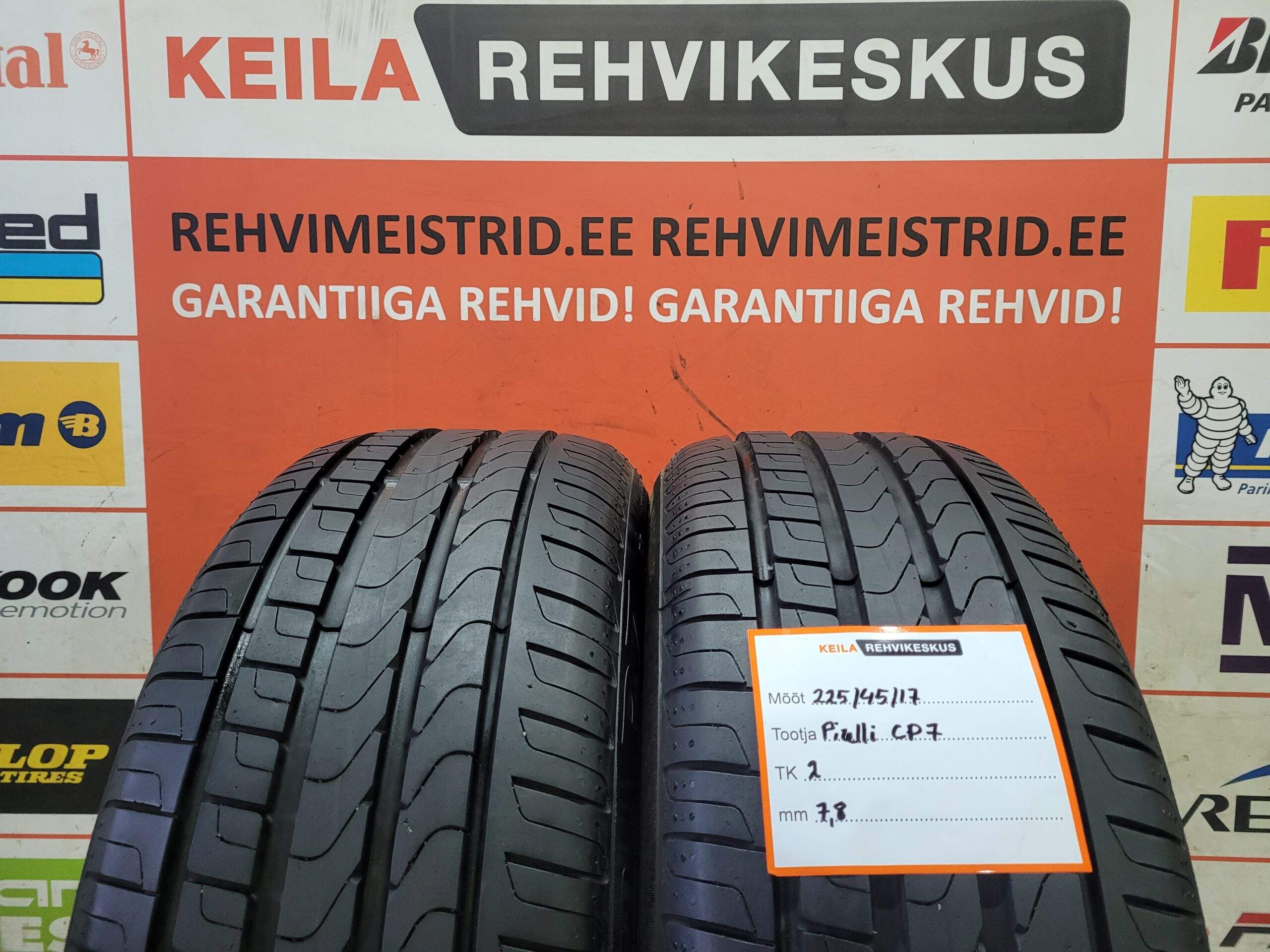 #225/45/17 Pirelli CinturatoP7