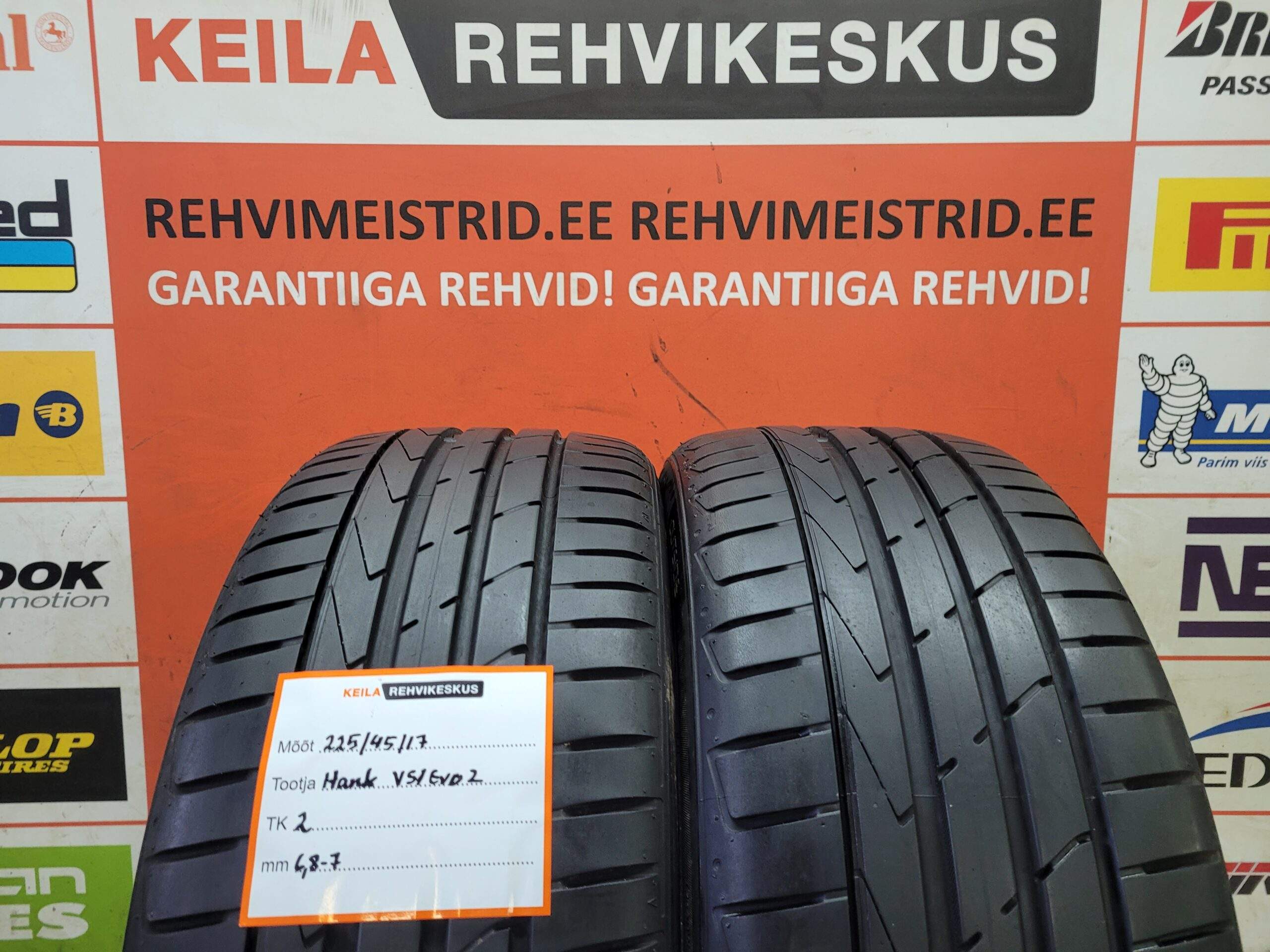 #225/45/17 Hankook VentusS1Evo2