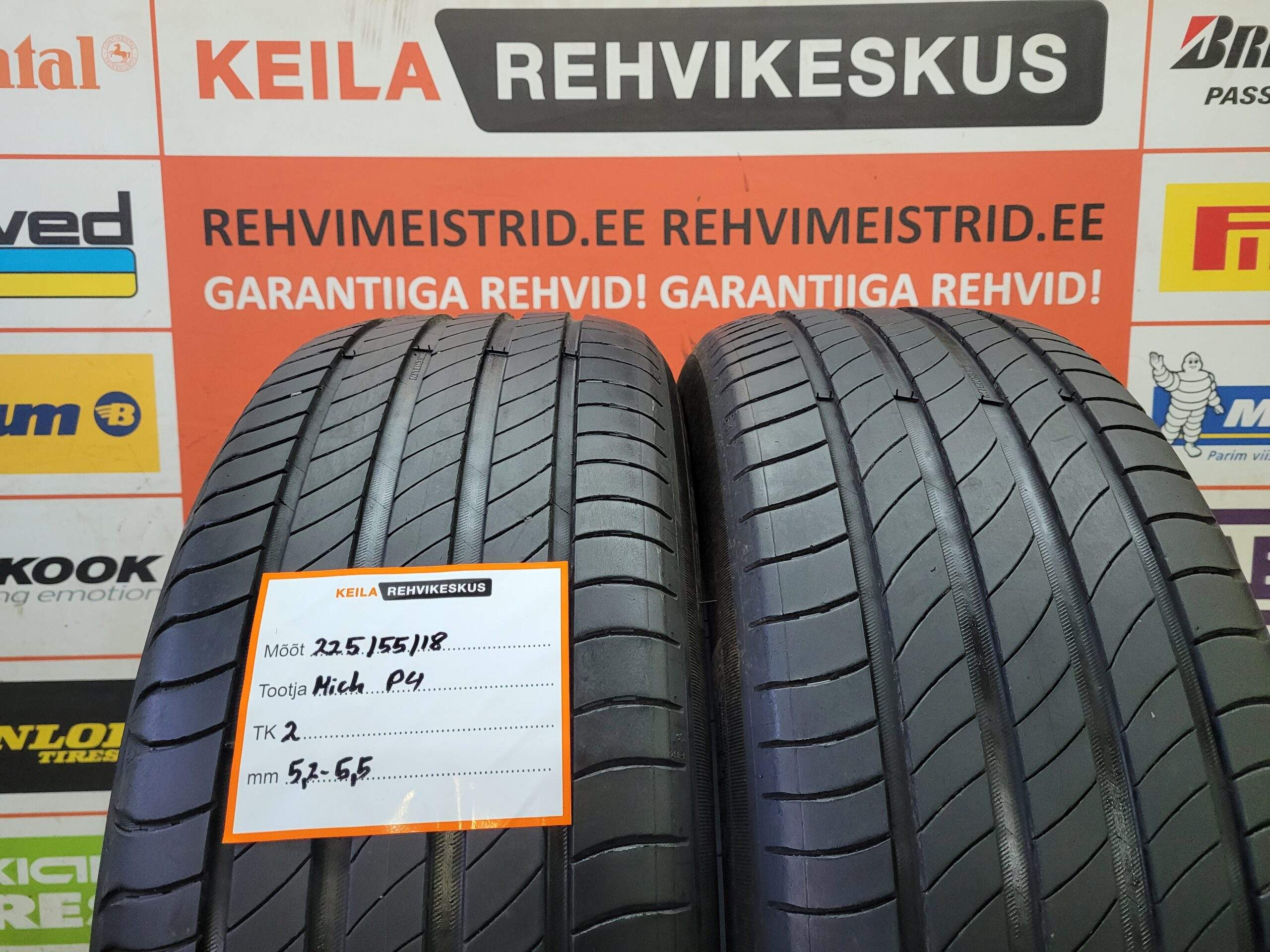#225/55/17 Michelin Primacy4