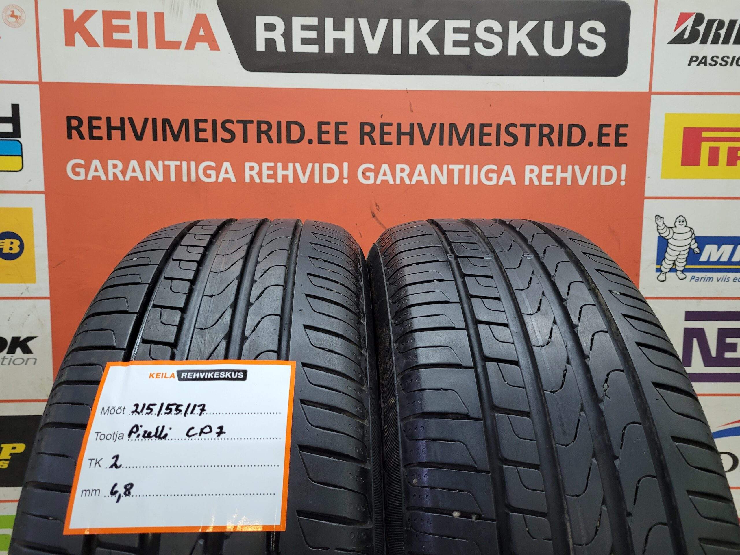 #215/55/17 Pirelli CinturatoP7