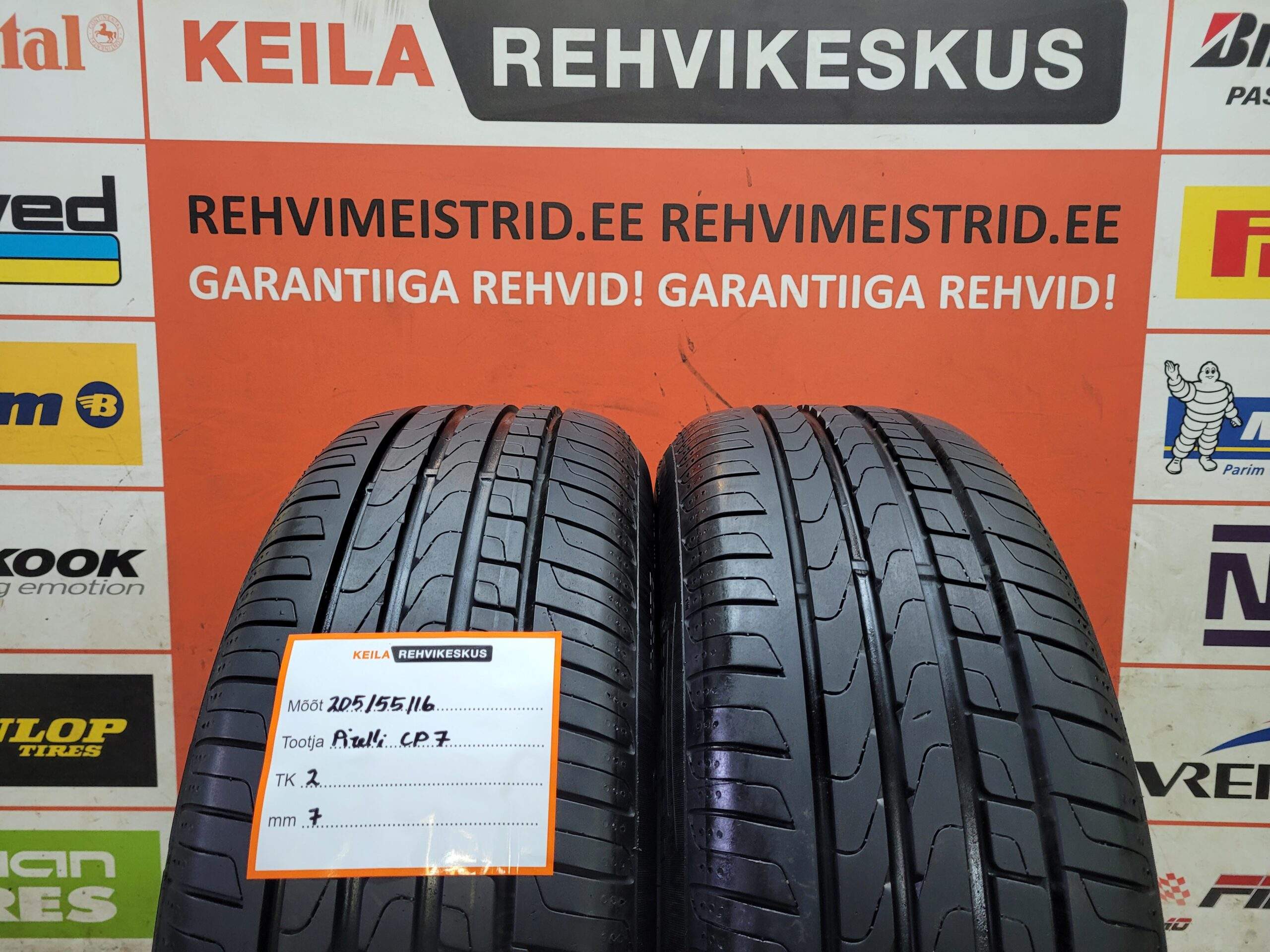 #205/55/16 Pirelli CinturatoP7