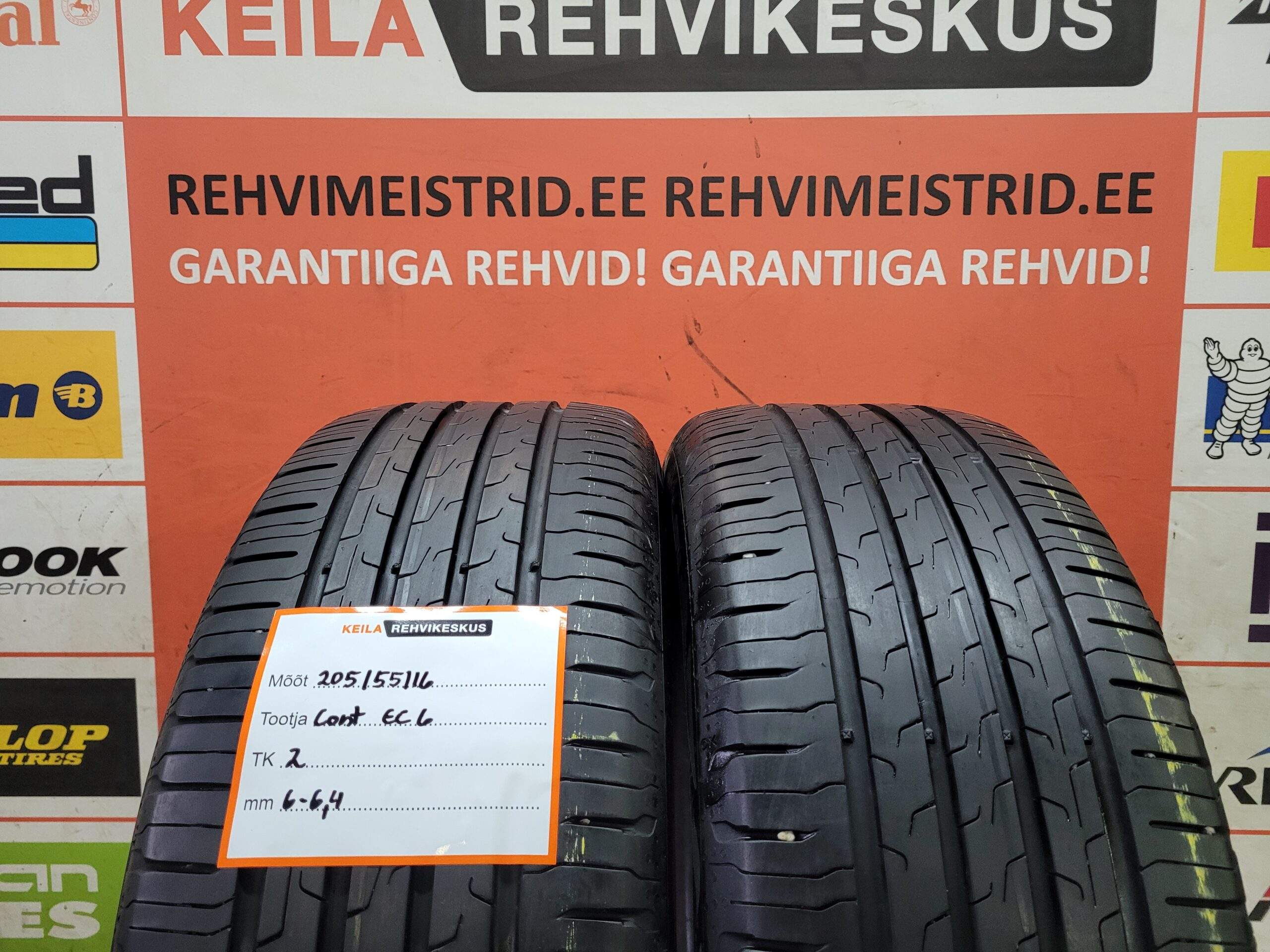 #205/55/16 Continental EcoContact6