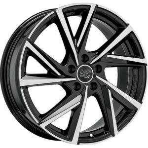 MSW 80-5 Gloss Black Full Polished 8x19 5x112 ET38 CB66,6 60° 780 kg W19381004T56