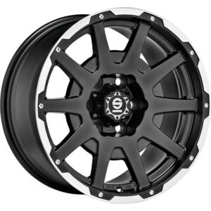 Sparco Dakar Matt Black Lip Polished+Rivets 8,5x18 6x139.7 ET0 CB106,1 60° 1200 kg W29091054M8