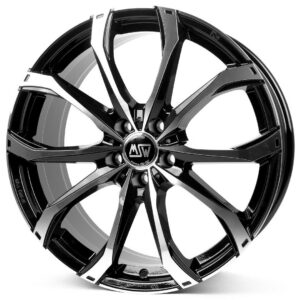 MSW 48 Gloss Black Full Polished 9,5x20 5x130 ET52 CB71,6 R14 950 kg W1926200456