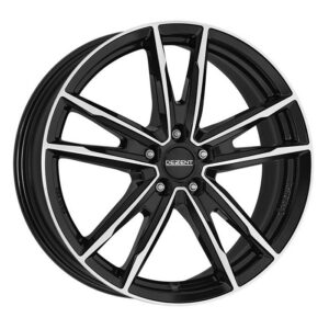 Dezent KF dark Black/polished 6,5x17 5x114.3 ET32 CB66,1 60° 725 kg TKF90BP32E