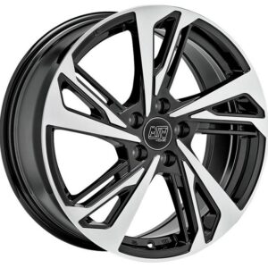 MSW 60 Gloss Black Full Polished 7,5x17 5x112 ET46 CB57,1 R13 725 kg W19436008E56
