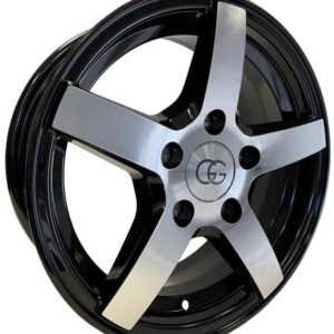 GG Trailer Black Polished 5,5x14 4x100 ET30 CB57.1 60° 950 kg 298197