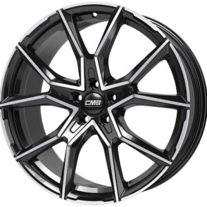 CMS C33 Diamond Black Gloss 8,5x20 5x112 ET30 CB66.6 R14 800 kg C33 8520 30 61S DB