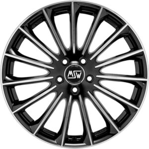 MSW 30 Gloss Black Full Polished 9,5x19 5x112 ET45 CB73.1 60° 760 kg W19307502T56