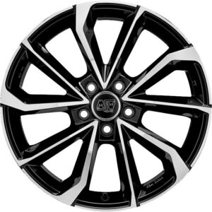MSW 42 Gloss Black Full Polished 7,5x17 5x108 ET38 CB73.1 60° 680 kg W19356500T56