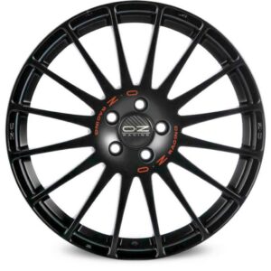 OZ Racing Superturismo GT Matt Black Red Lettering 7,5x17 5x112 ET35 CB75,0 R12 715 kg W0168120079
