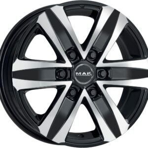 MAK Stone 6 Black Mirror 8,5x20 6x139.7 ET20 CB106.1 Flat 1215 kg F85206TBM20VH2X