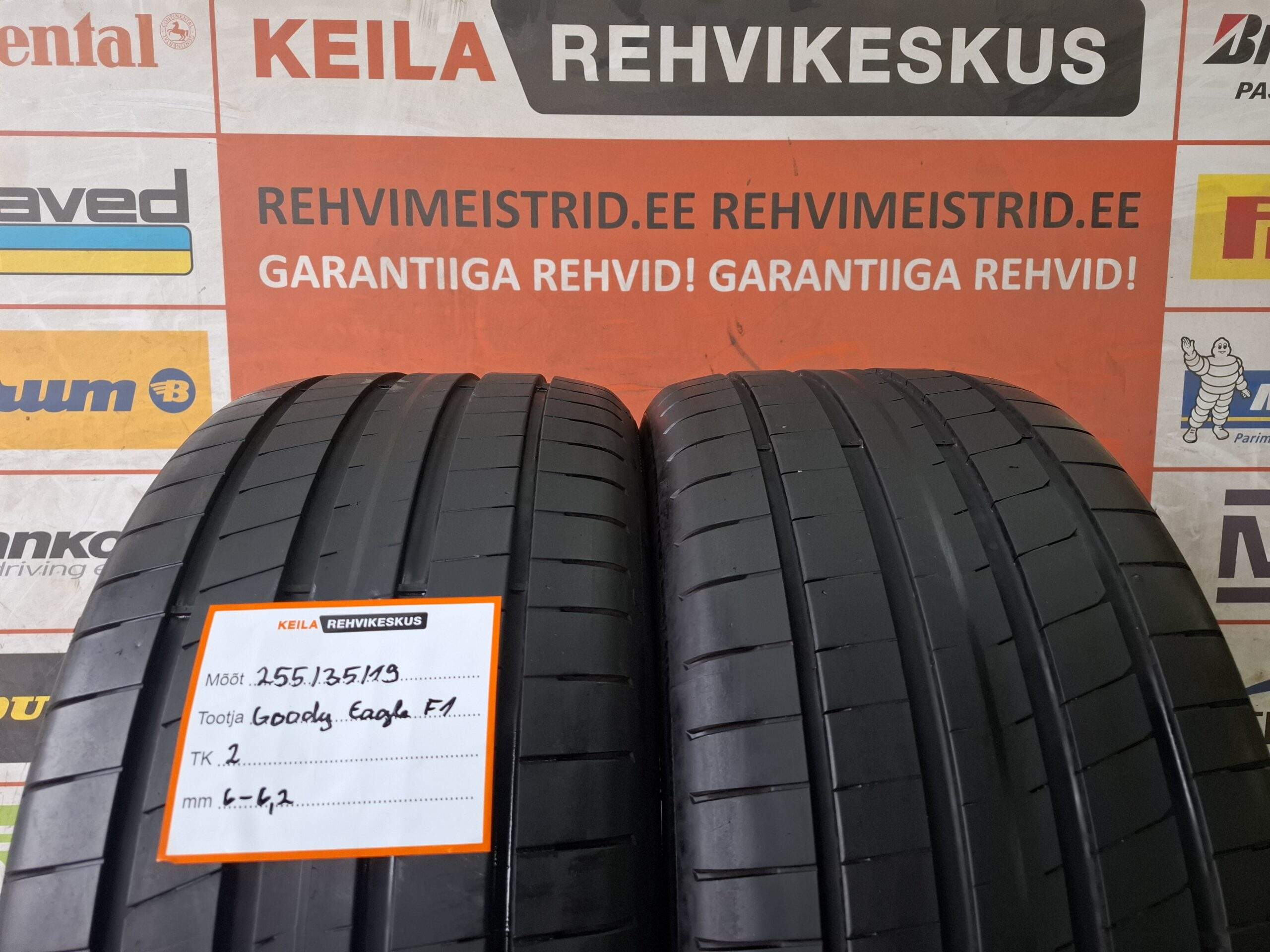 255/35/19 Goodyear EagleF1