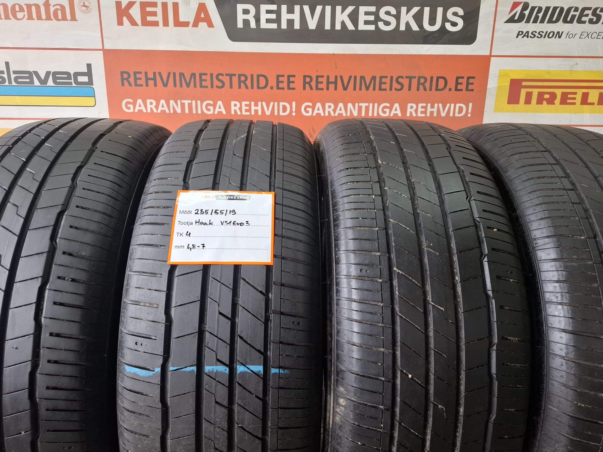 #235/55/19 Hankook VS1Evo3