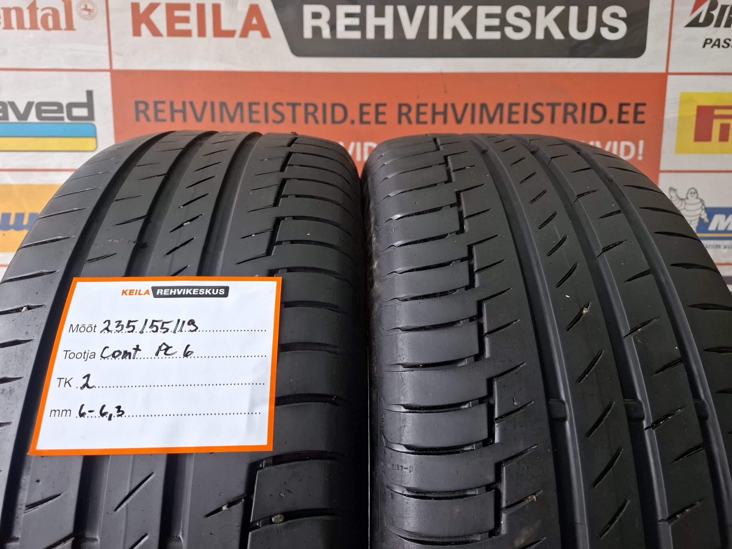 #235/55/19 Continental PC6