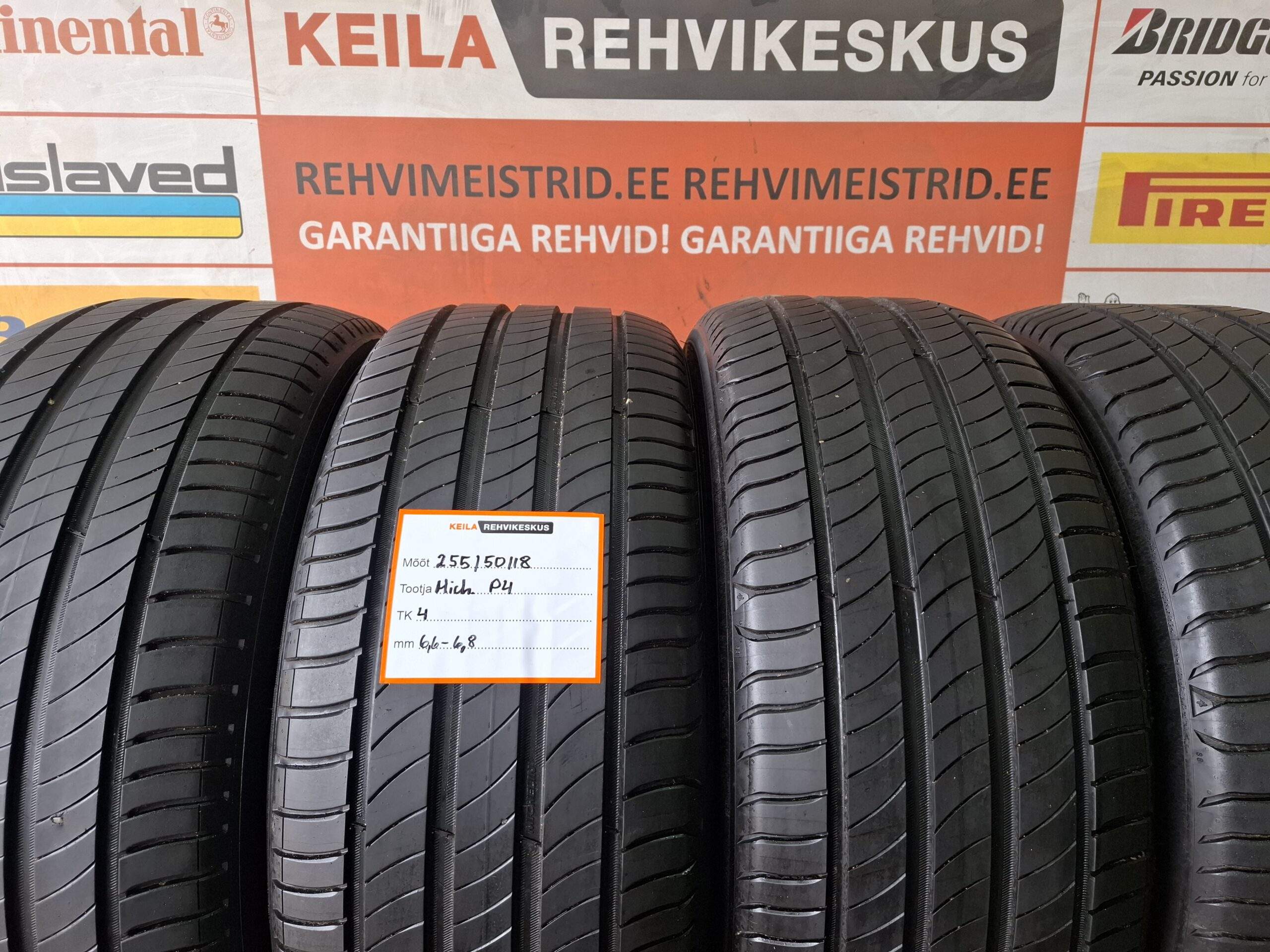 #255/50/18 Michelin Primacy4
