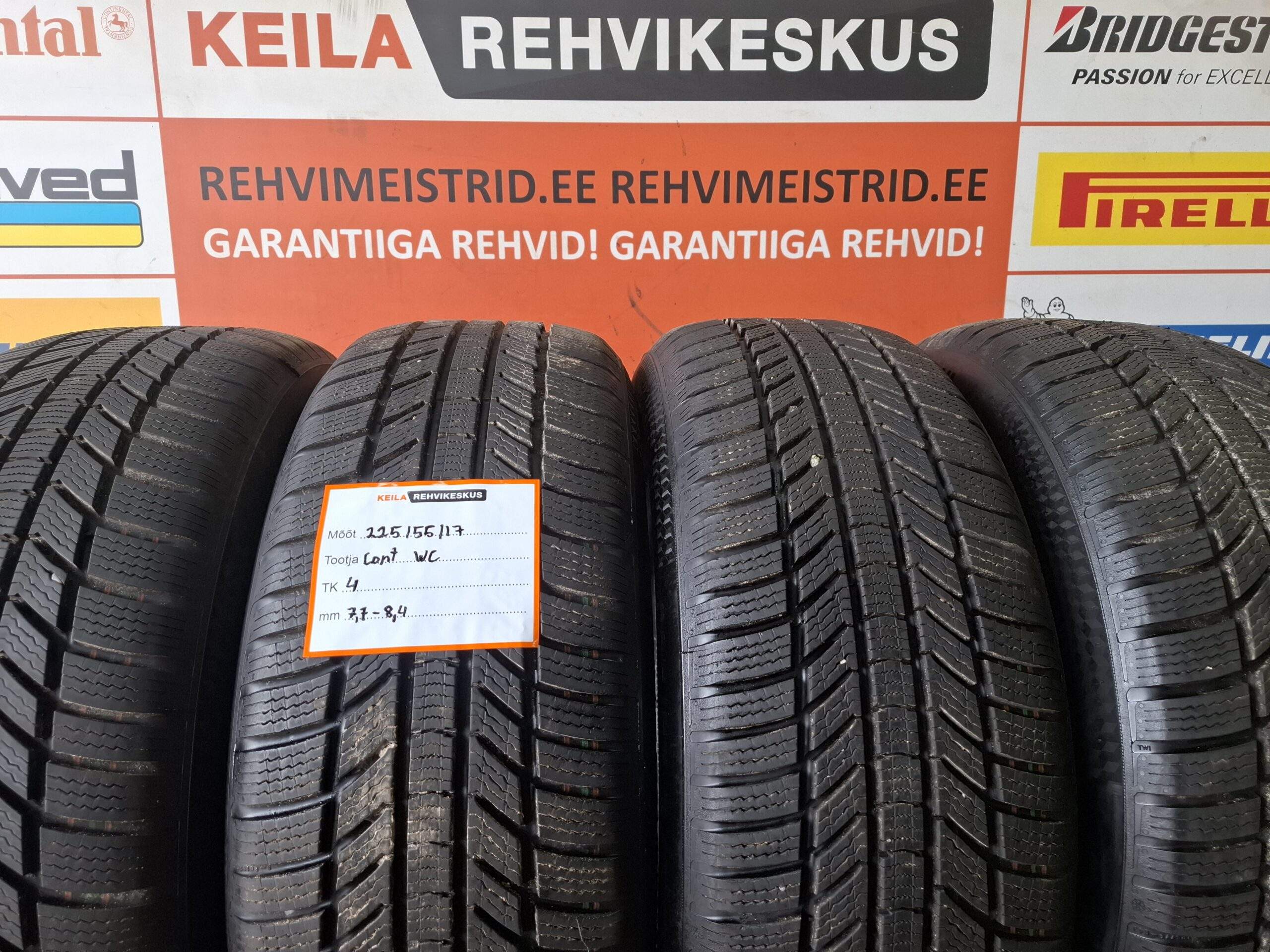 #225/55/17 Continental WinterContact