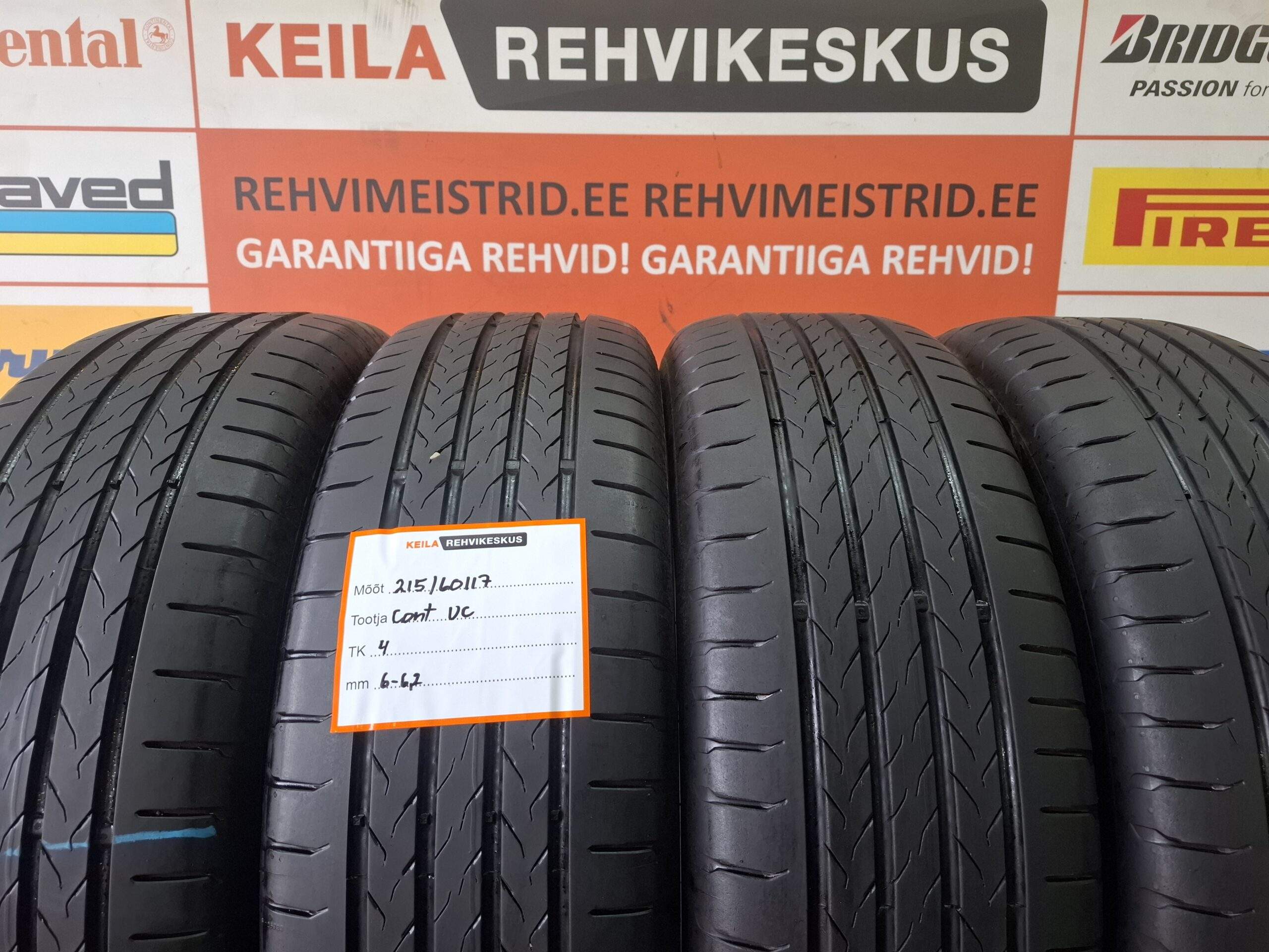 #215/60/17 Continental UltraContact