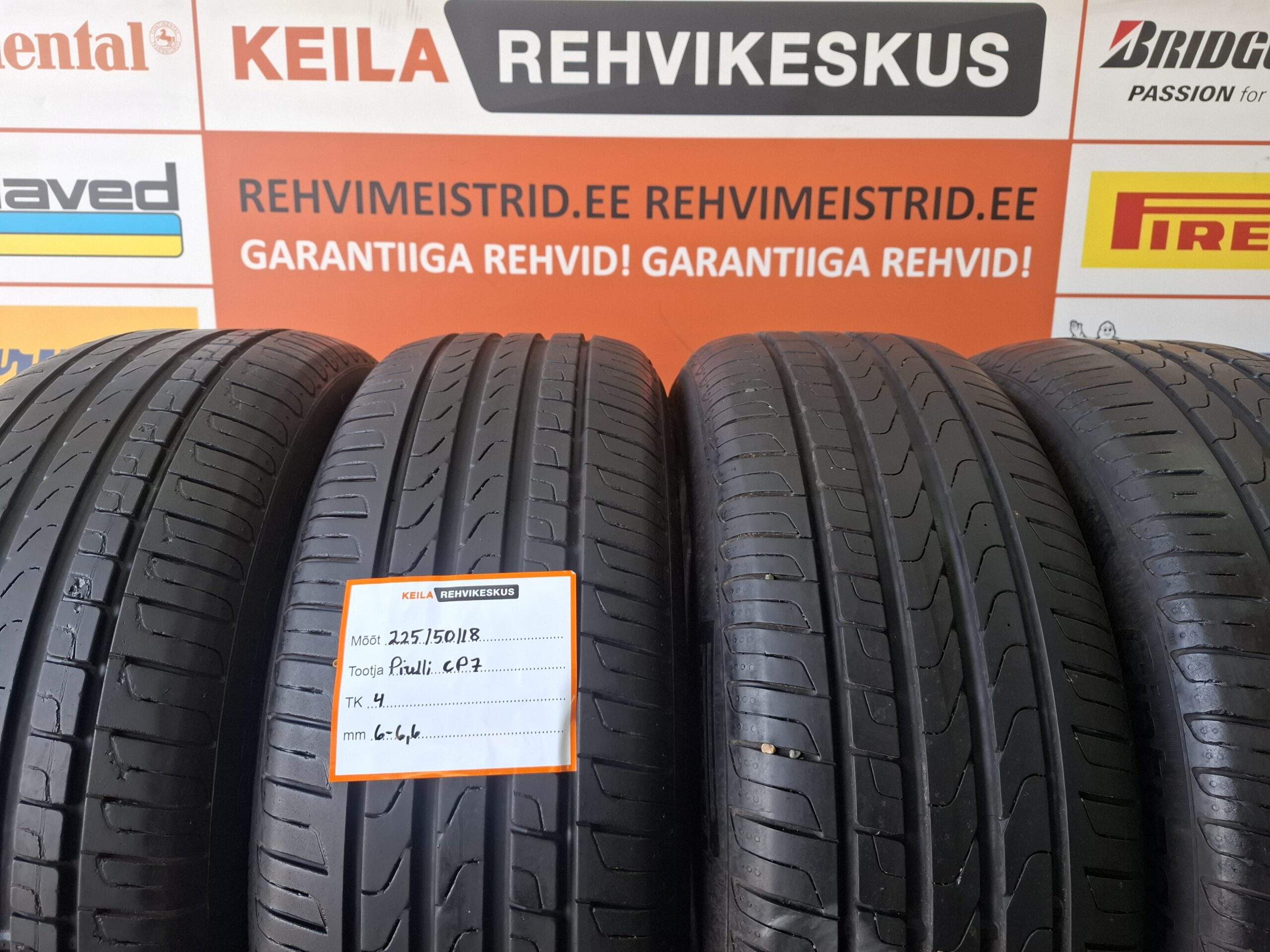#225/50/18 Pirelli CinturatoP7