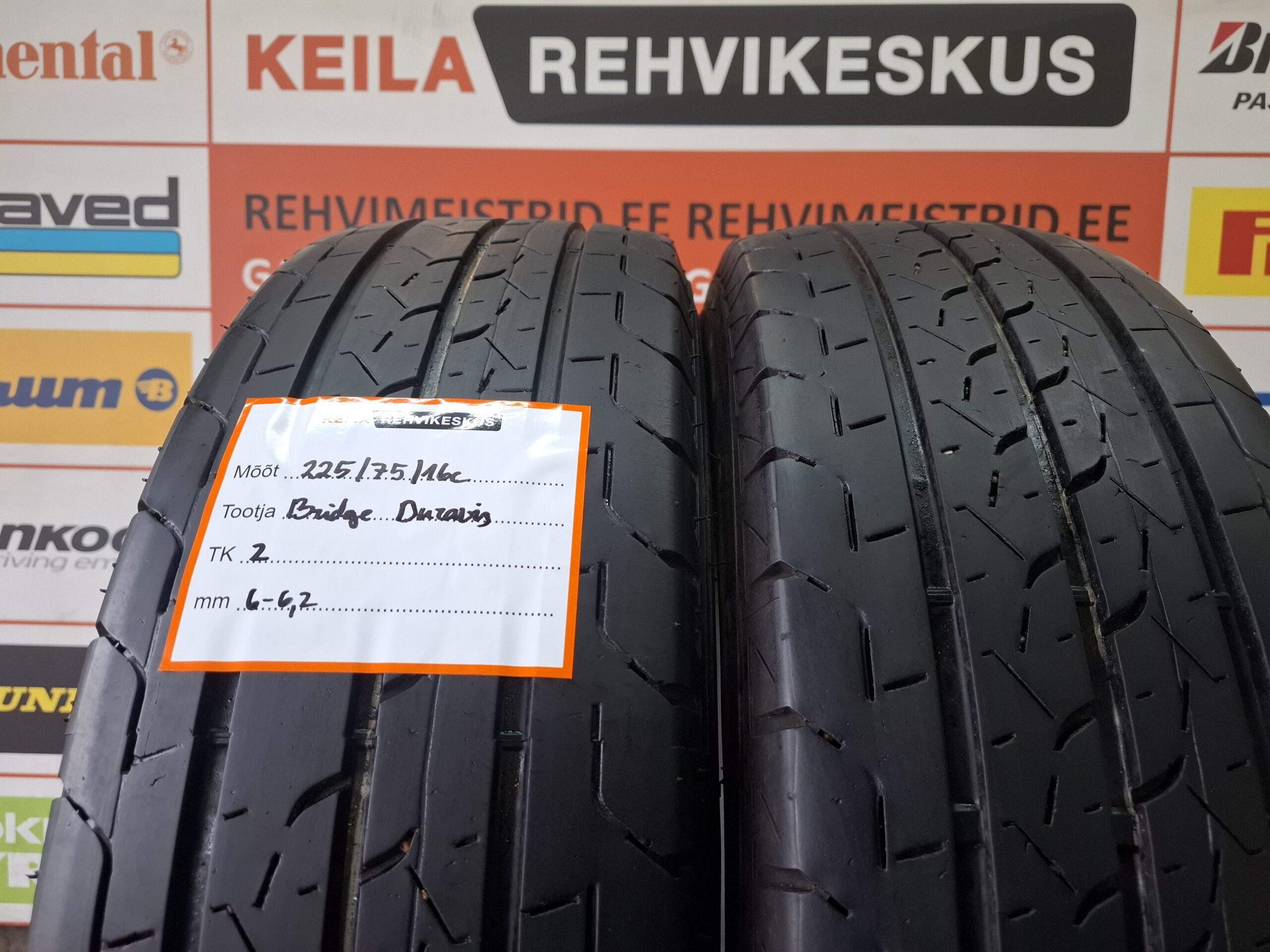 #225/75/16c Bridgestone Duravis