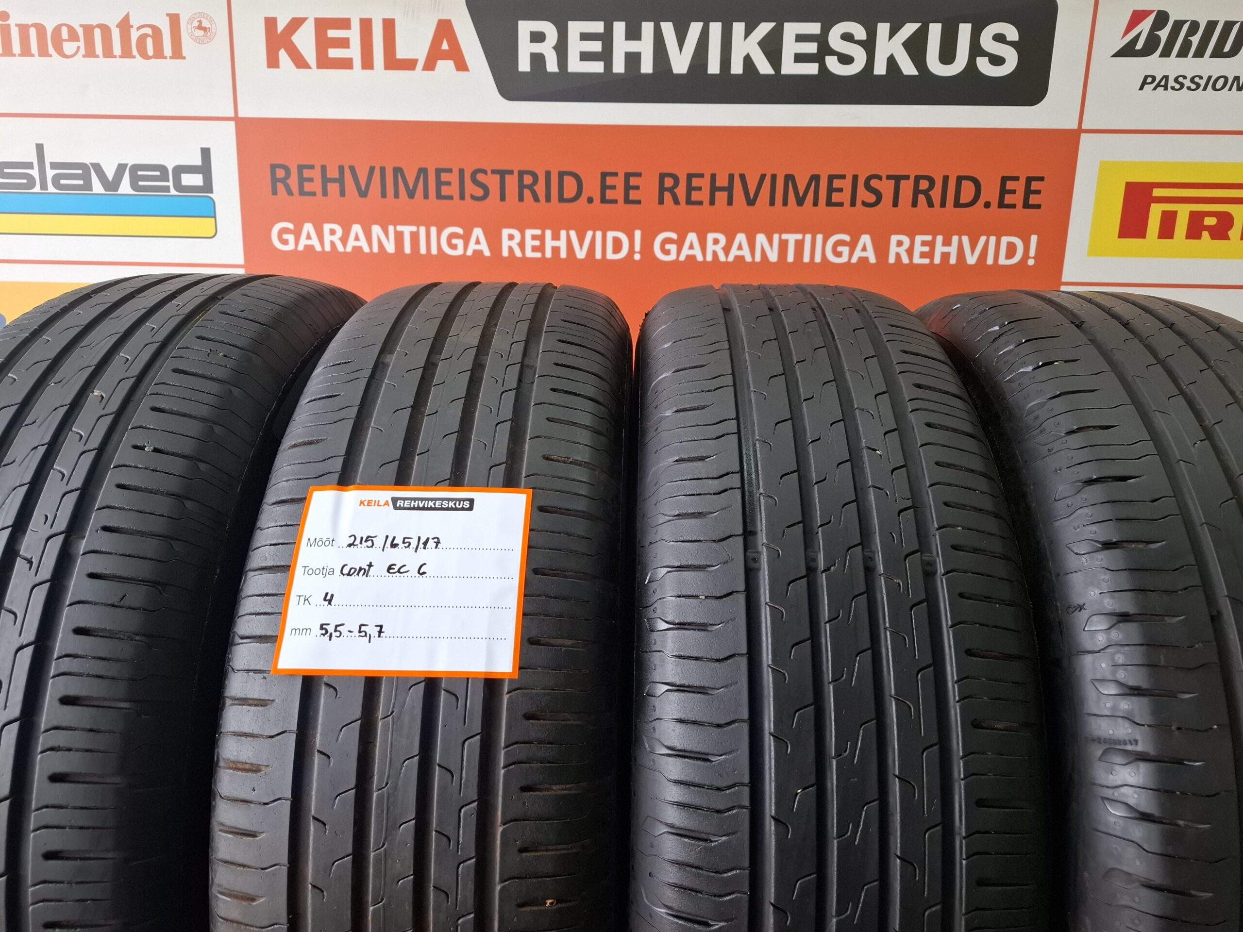 #215/65/17 Continental EcoContact6