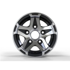 GG Trailer Black Polished 6x10 5x112 ET0 CB67.1 (No Cap) 60° 275885