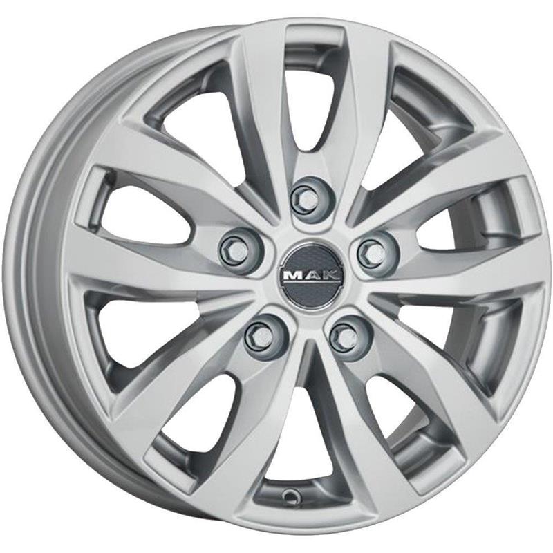 MAK Load 5 Silver 7x17 5x120 ET55 CB65,1 R14 1200 kg F70705DSI55IG3X