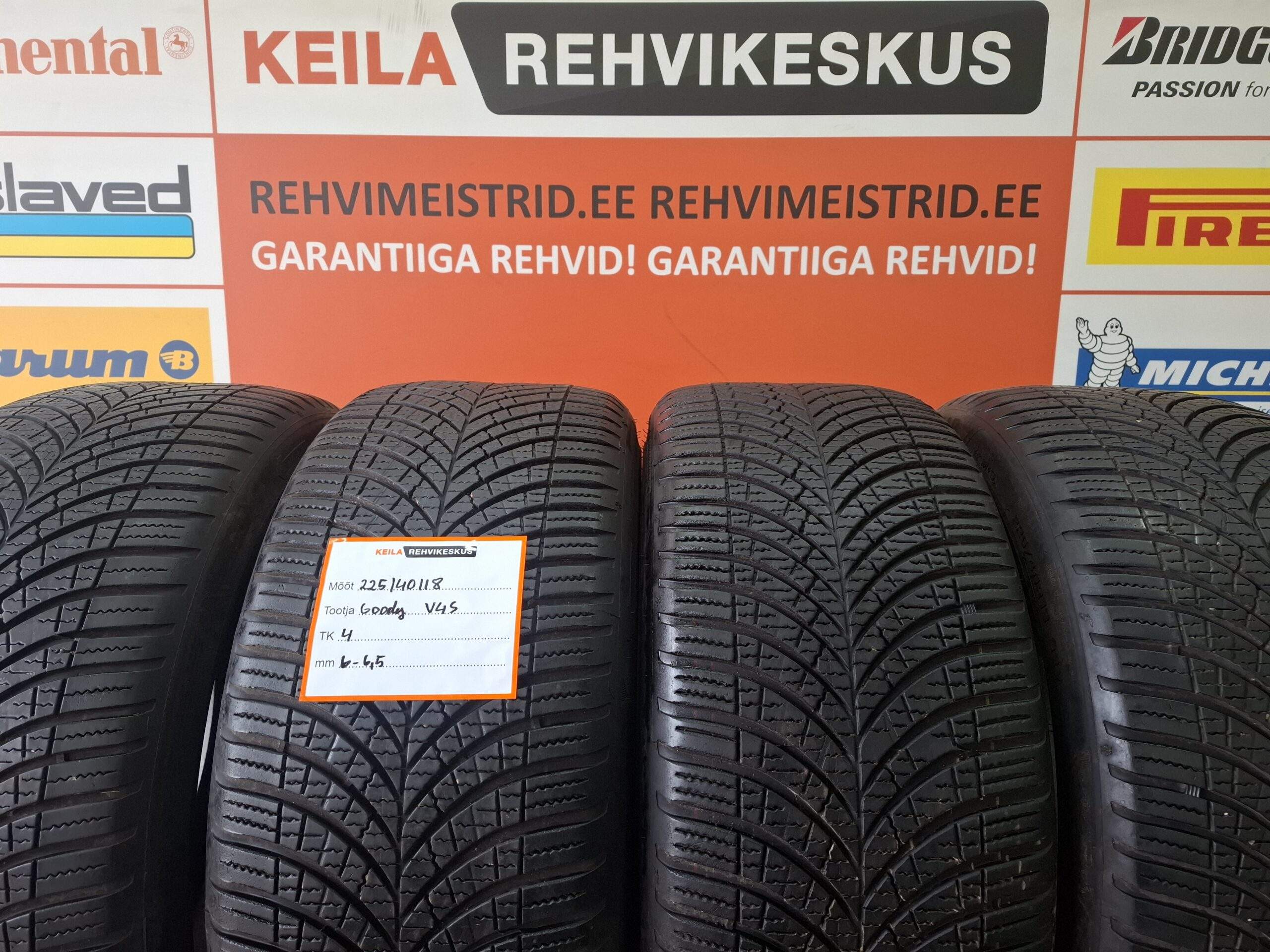 #225/40/18 Goodyear Vector4Seasons