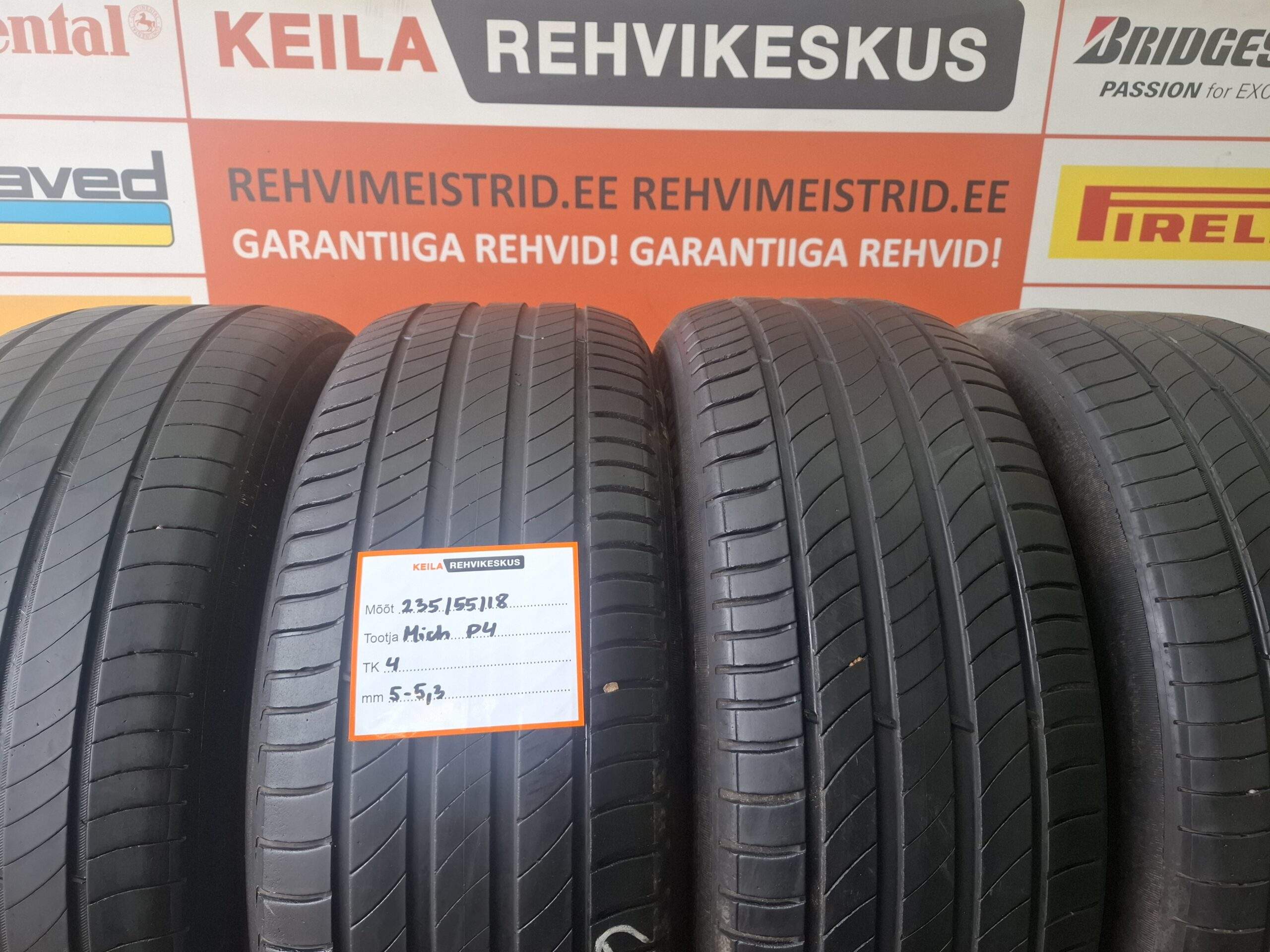 #235/55/18 Michelin Primacy 4