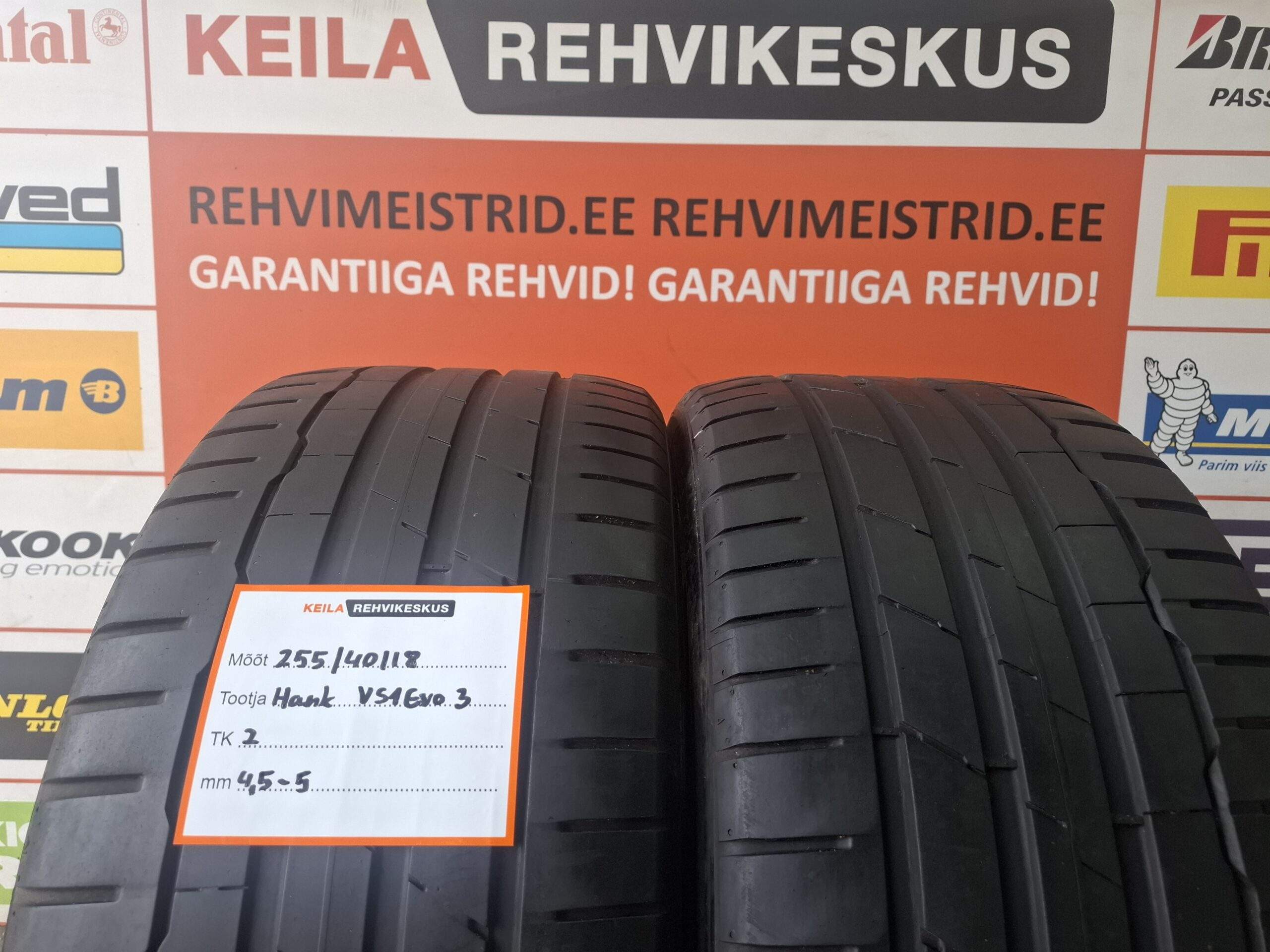 #255/40/18 Hankook VentusS1Evo 3