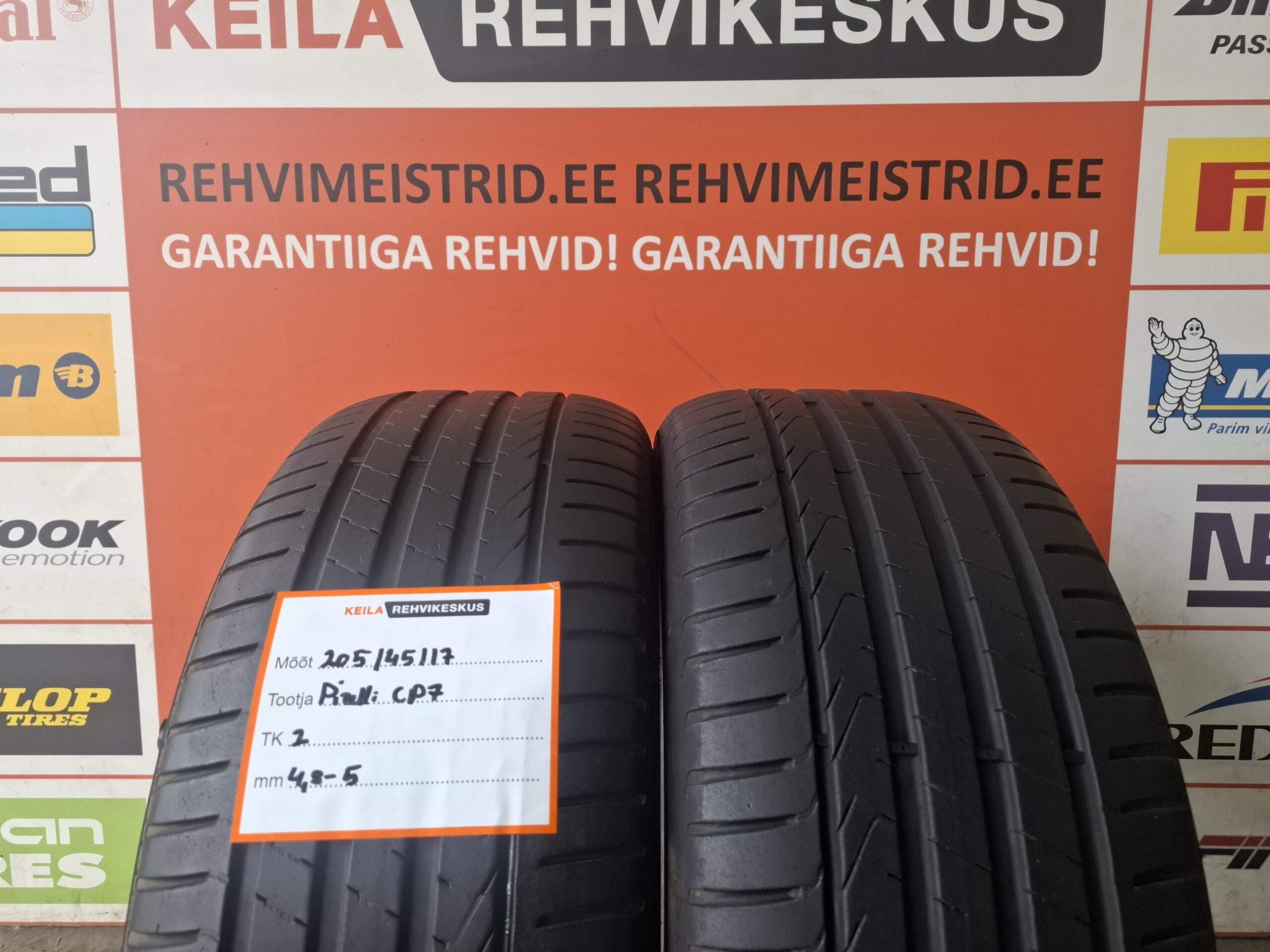 #205/45/17 Pirelli Cinturato P7