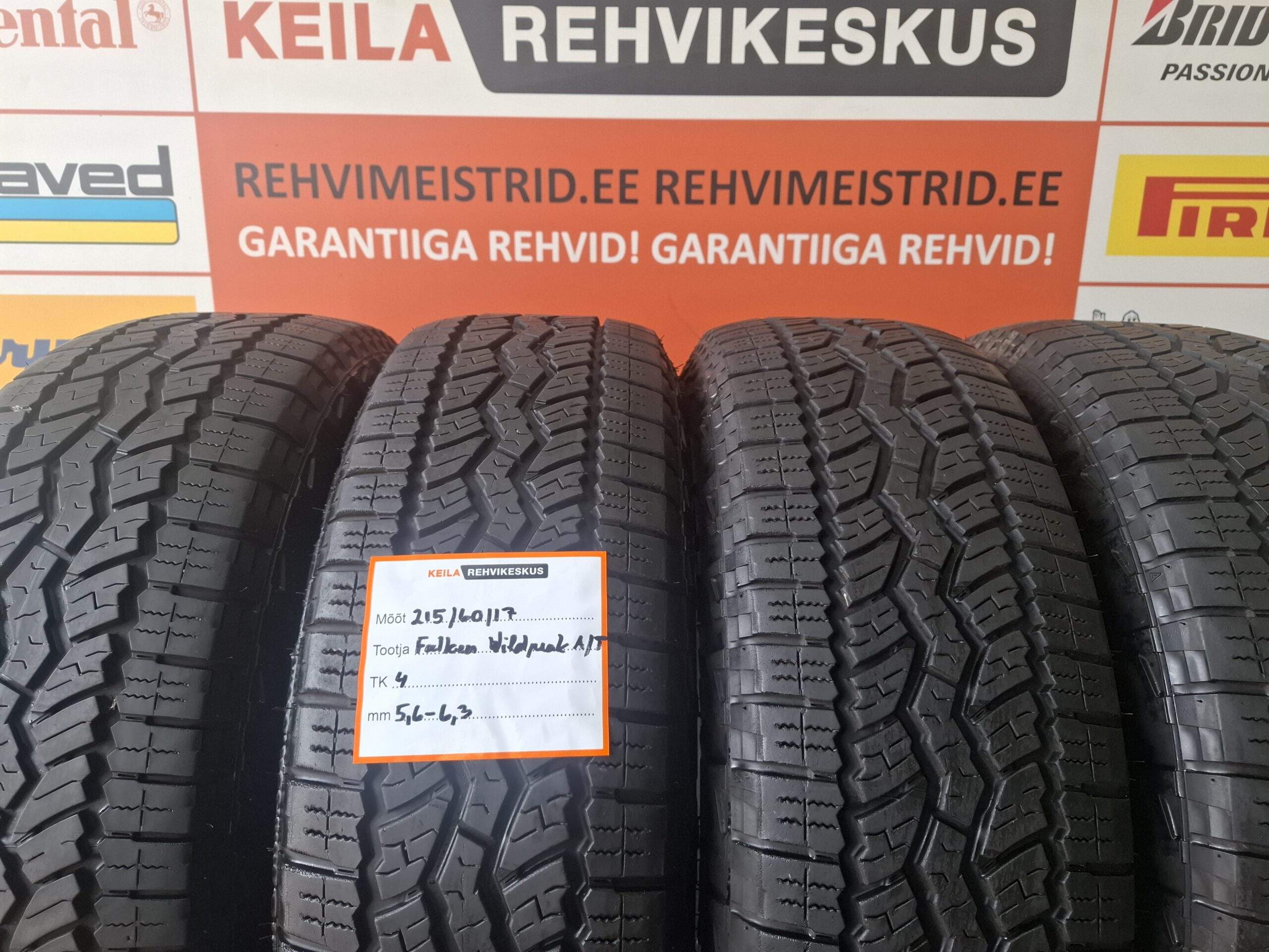 #215/60/17 Falken Wildpeak A/T