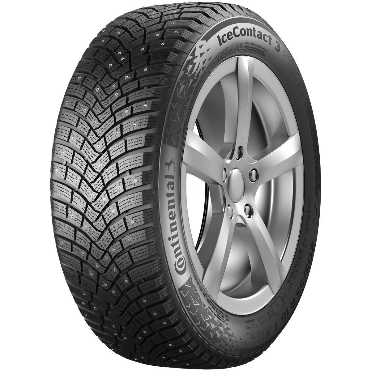 225/45R19 CONTINENTAL ICECONTACT 3 96T XL FR DOT23 Studded 3PMSF M+S