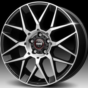 Momo REVENGE EVO 2.0 Matt Black Polished 7x17 5x100 ET38 CB72,3 60° 630 kg W2RE70738500E