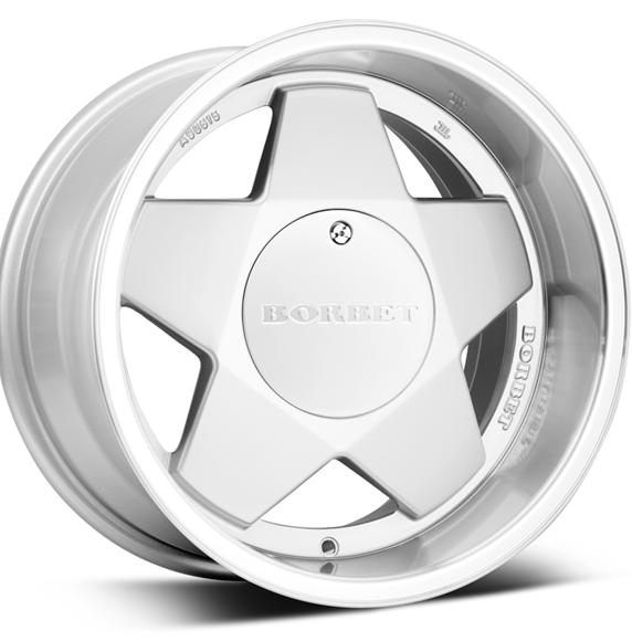 Borbet A Silver Polished 7x15 4x108 ET35 CB57.1 60° 530 kg 497029
