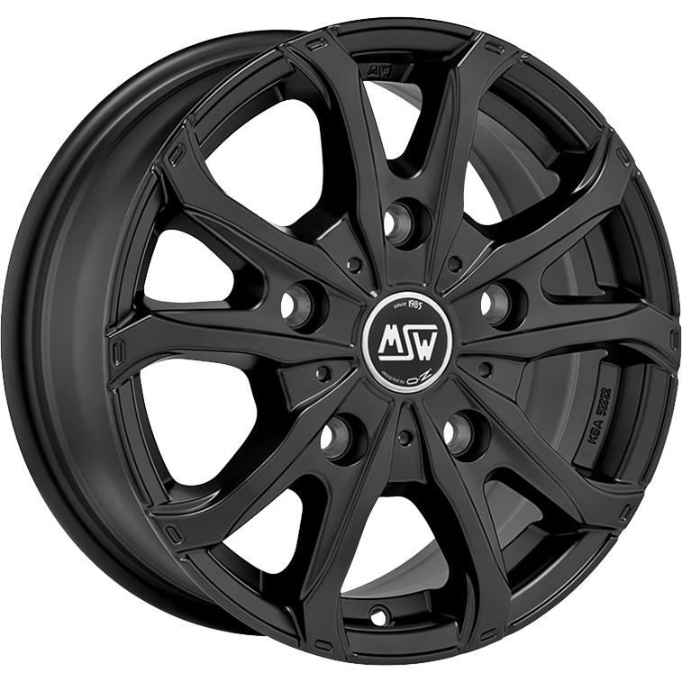 MSW 48 Van Matt Black 7x17 5x160 ET55 CB65.1 60° 1300 kg W19328009T53