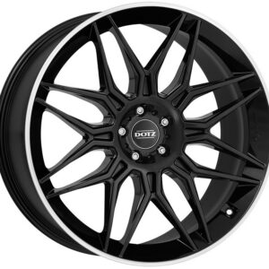 Dotz LongBeach dark Black/polished lip 9x20 5x108 ET38 CB63.4 DEMO 60° 1045 kg OLO0MHBL385E-DEMO