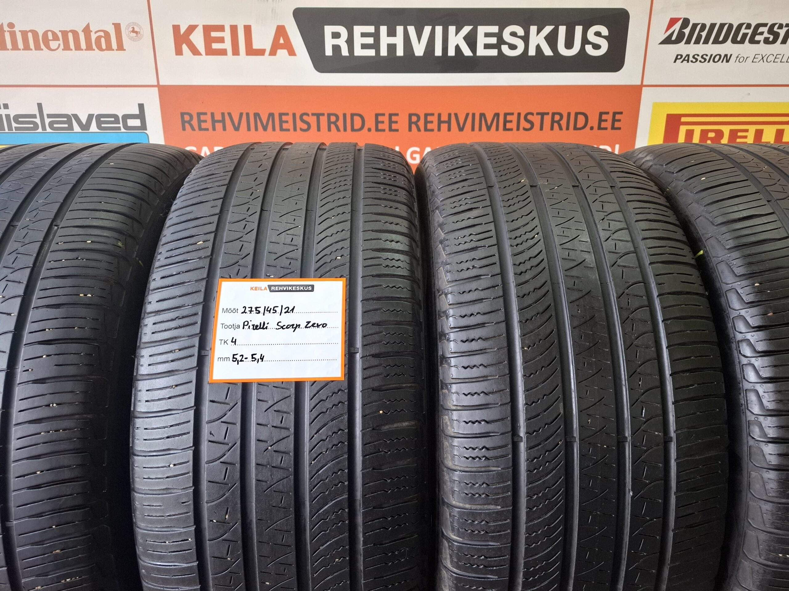 #275/45/21 Pirelli ScorpionZero