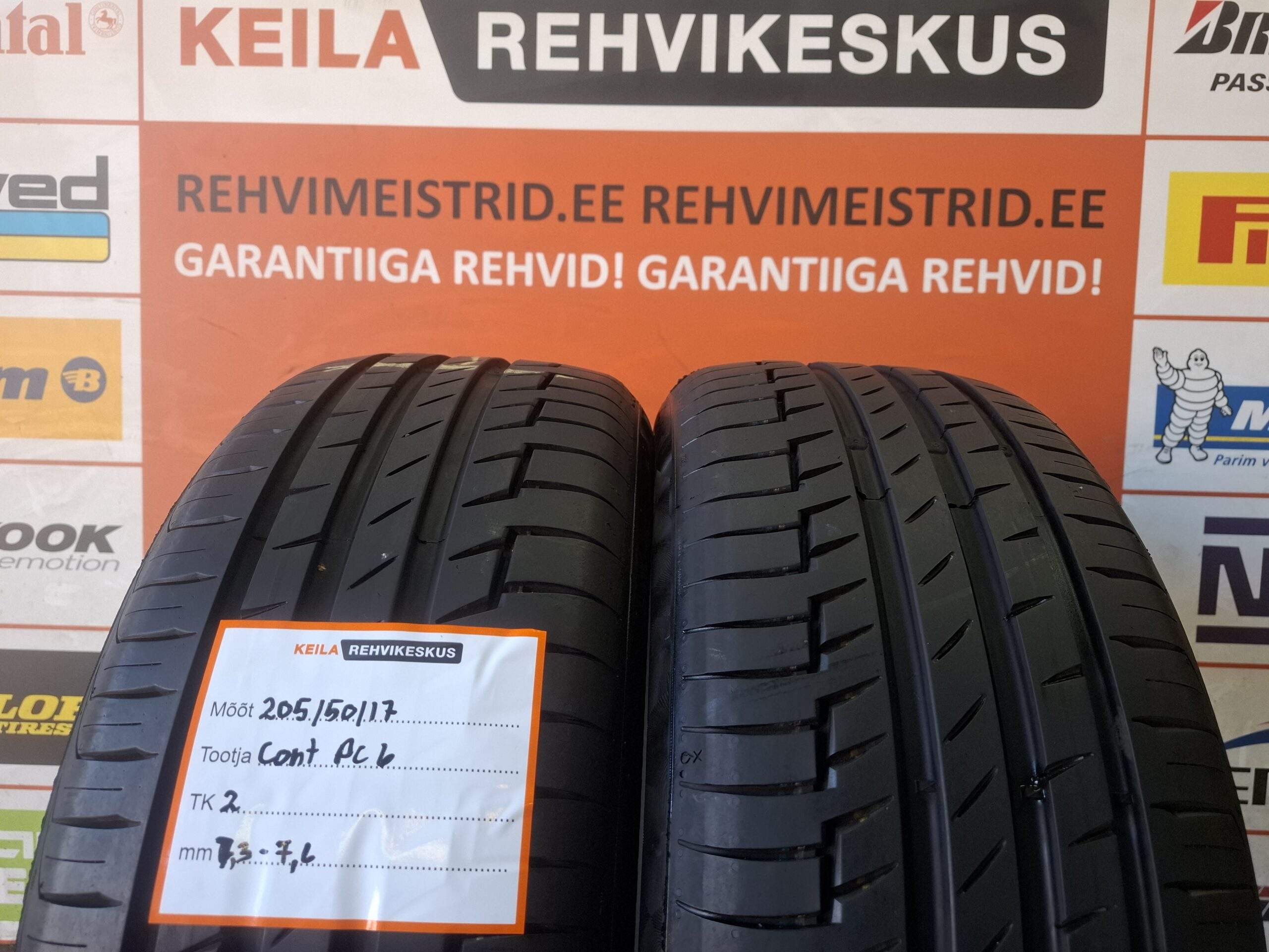 #205/50/17 Continental PC6