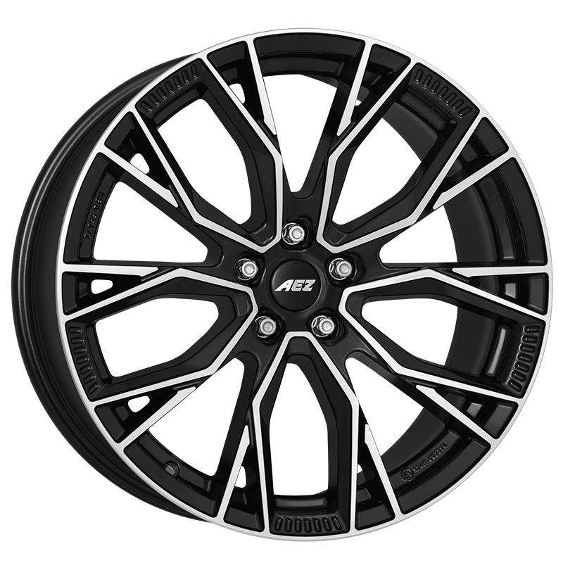 AEZ Toronto dark Black/polished 8,5x18 5x112 ET36 CB66.6 60° 840 kg ATR88BP36E