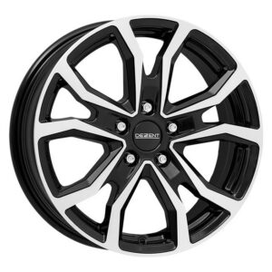 Dezent TV-Trailer dark Black/polished 6,5x17 5x112 ET30,1 CB66,6 60° 1200 kg TTV98BP30