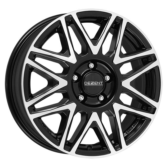 Dezent KH dark Black/polished 6x16 5x118 ET68 CB71.1 60° 1400 kg TKHOQBP68E