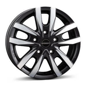 Borbet CW5 black polished matt 6x16 5x130 ET68 CB78,1 60° 1400 kg 497706