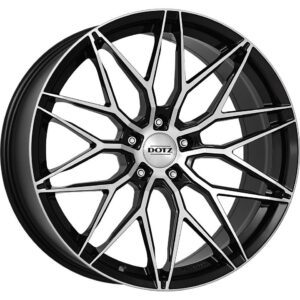 Dotz Suzuka dark Black/polished 8x18 5x120 ET35 CB72.6 60° 670 kg OSUG9BP35