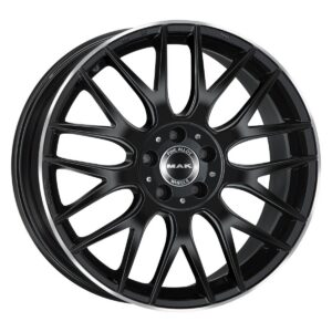 MAK Arrow Gloss Black Mirror Ring 8,5x20 5x112 ET51 CB66,6 (Long Bolt) R14 1050 kg F8520OWGL51WS6Y