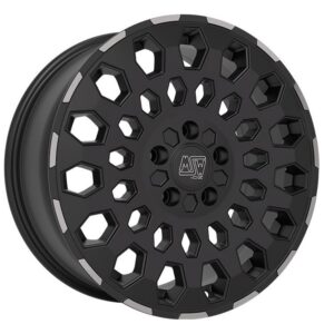 MSW 99 Van Matt Black Lip Polished 8x19 6x120 ET45 CB74.5 60° 1150 kg W19475003TO3